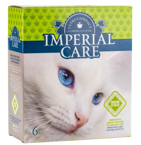Așternut igienic pentru pisici - Nisip pisici Imperial Care Green Garden - 6L
