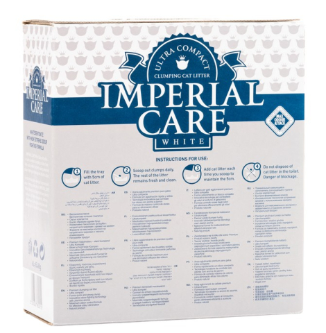 Nisip pisici Imperial Care White - 10L [1]