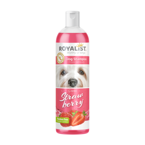 Intretinere sau igiena - Sampon pentru Caini Royalist Capsuni 400ml - Curatare Delicata si Parfum Fructat