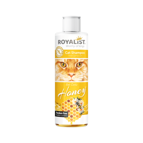 Intretinere sau igiena - Sampon pentru Pisici Royalist Miere 250ml - Curatare Delicata si Blana Stralucitoare