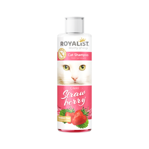 Intretinere sau igiena - Sampon pentru Pisici Royalist Capsuni 250ml - Curatare Delicata si Parfum Fructat