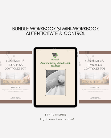 Pachete dezvoltare personală - Pachet promoțional workbook+mini-workbook: Autenticitate & Control