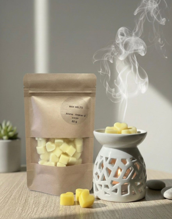 Wax Melts - Pachet Difuzor + Ceara Parfumata / Wax Melts Ananas