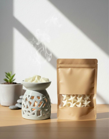 Wax Melts - Pachet Difuzor + Ceara Parfumata / Wax Melts Vanilie