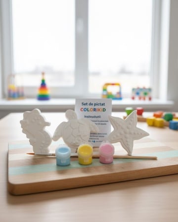 ColoriKid - Set de pictat  forme Marine