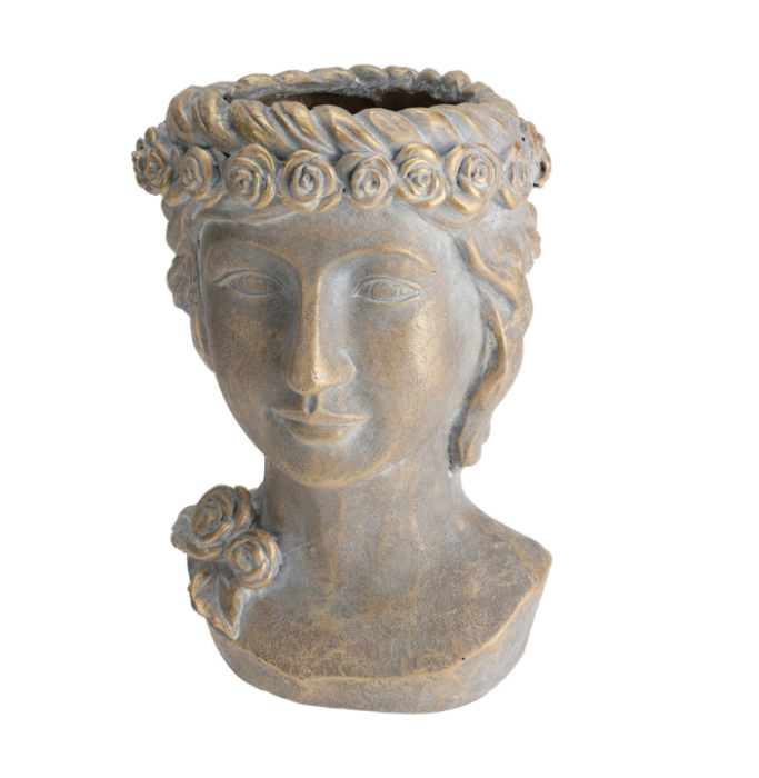 Ghiveci decorativ Greek Azay Design cap ceramic 33 cm [1]