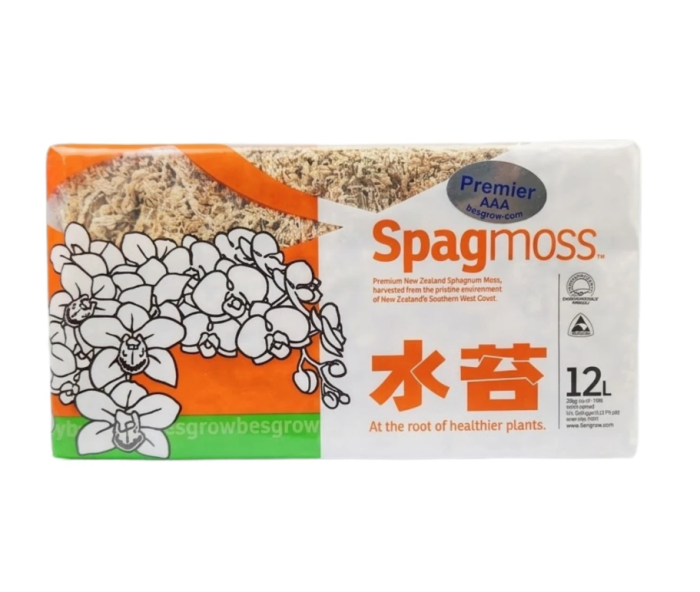 Muschi Sphagnum Besgrow Spagmoss Noua Zeelanda 12 Litri – Substrat Premium Orhidee [2]