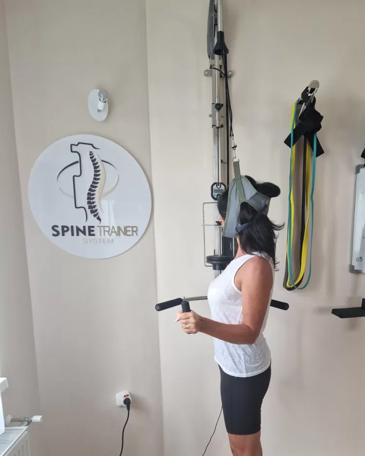 Produse - Aparat de elongație pentru coloana cervicală SPINE TRAINER SYSTEM (dotat cu instrument de măsurare)