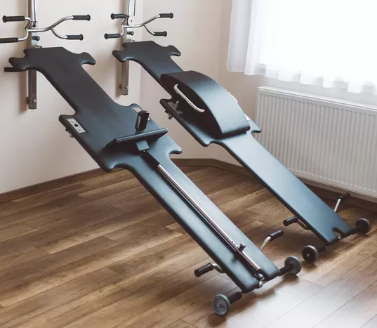 Produse - Bancă de elongație SPINE TRAINER SYSTEM 210 cm (cu mâner dublu de susținere)