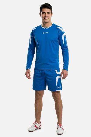 Set Tricou/Short Fotbal Albastru/Alb [1]