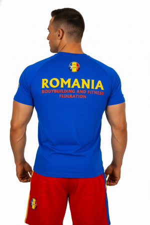 Tricou Bumbac Juniori Oficial FRCF Albastru [1]