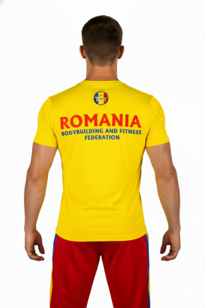 Tricou Bumbac Masculin Oficial FRCF Galben [1]