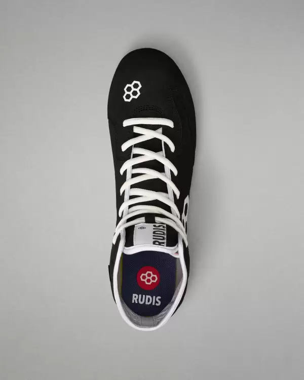 Ghete de lupte RUDIS International – Black/White [2]