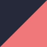 Navy / sunset pink
