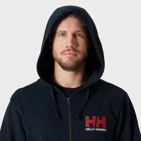 Hanorac barbati Helly Hansen HH Logo Full Zip Hoodie 2.0 [4]