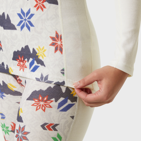 Tricou maneca lunga dama Helly Hansen Lifa Merino Midw Graphic Half-Zip [5]