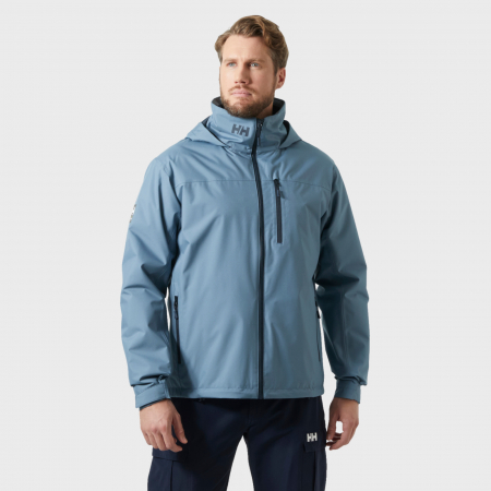 Barbati - Geaca cu gluga barbati Helly Hansen Crew Hooded Midlayer Sailing Jacket 2.0