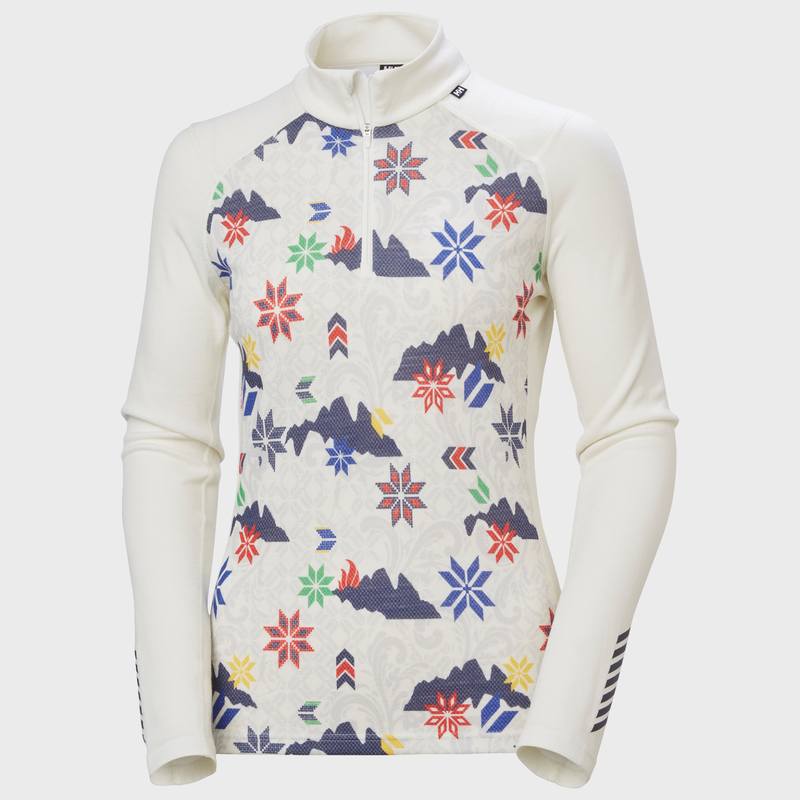 Tricou maneca lunga dama Helly Hansen Lifa Merino Midw Graphic Half-Zip [2]