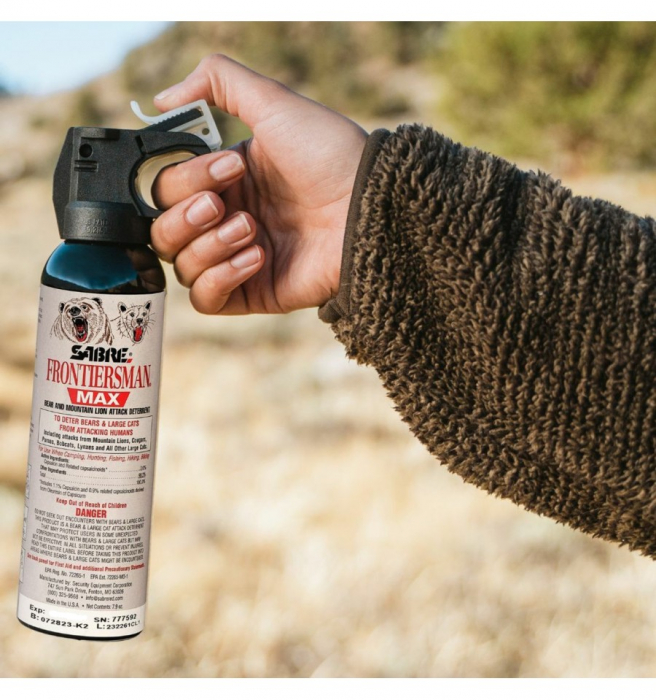 Spray urs autoaparare Sabre Frontiersman max cu husa [4]
