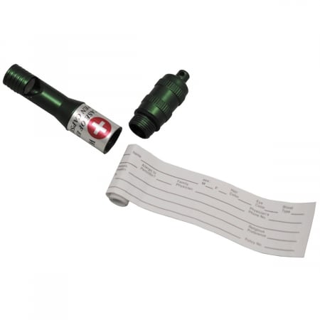 Fluier supravietuire impermeabil, cu inel si ID tag MFH [1]