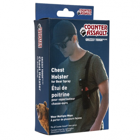 Husa spray urs universala, prindere la piept, Counter Assault [4]