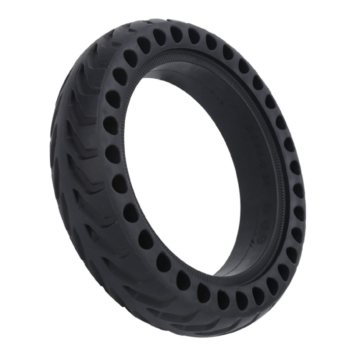 Anvelopa Pentru Trotineta Electrica SUPER TRENDS®, Cauciuc Solid, Antiexplozie, Rezistenta la Uzura si Socuri, nu Necesita Umflare, 21 cm (8.5 inch) [1]