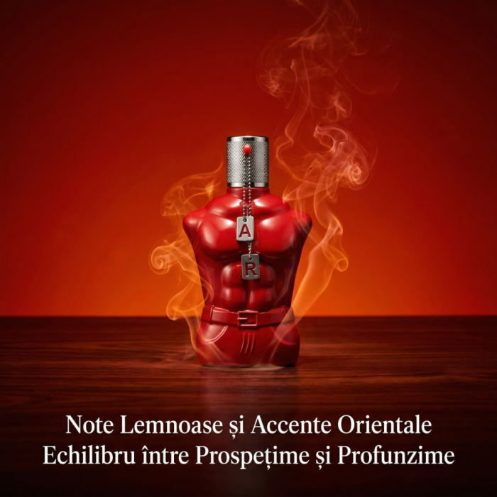 Apa de Toaleta Barbati Army Red, 100 ml, note lemnoase si orientale, parfum elegant [3]