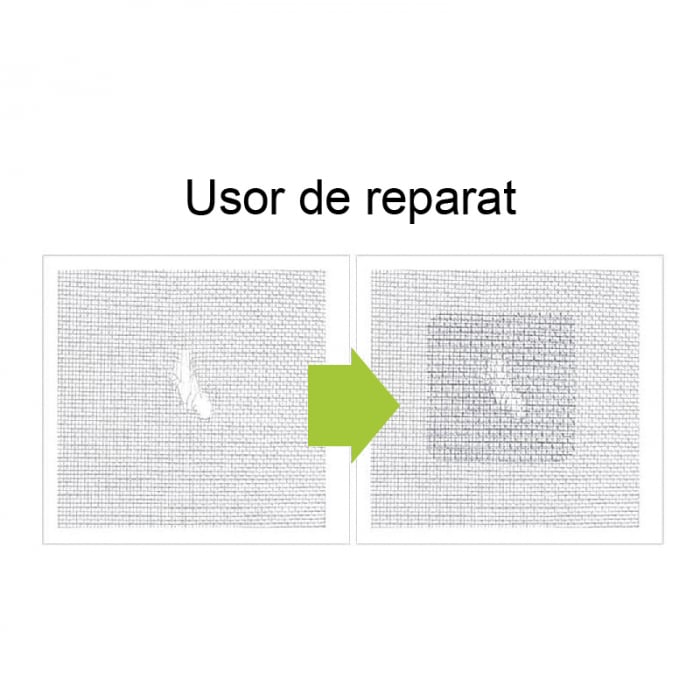 Banda Adeziva Pentru Reparat Plase de Tantari SUPER TRENDS® Profesionala, 5 cm x 2 m, rezistenta la apa, aplicare usoara [6]