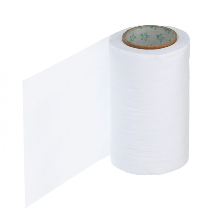 Banda de Matisat Tevi Profesionala SUPER TRENDS®, 9 cm x 25 m, Material PVC, Pentru Izolarea Tevilor, Potrivita Pentru Montaj Aparate de Aer Conditionat, Alba [1]