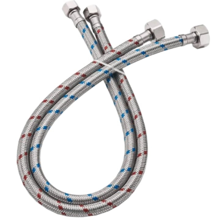 Set Baterie Chiuveta Baie Inalta Rotunda 30 Cm Negru Cu Finisaje Premium Si Racorduri Incluse + Burete Vileda Glitzi Pentru Curatare Eficienta, Set Accesorii Baie Design Modern [17]