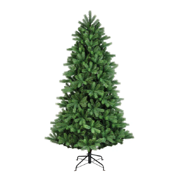 Brad Artificial cu Aspect Natural si Bogat SUPER TRENDS®,  Ace 2D & 3D din PVC, 180 cm, Suport Inclus, Verde Intens [1]