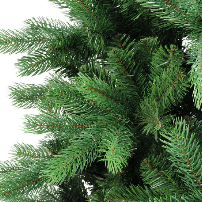 Brad Artificial cu Aspect Natural si Bogat SUPER TRENDS®,  Ace 2D & 3D din PVC, 180 cm, Suport Inclus, Verde Intens [3]