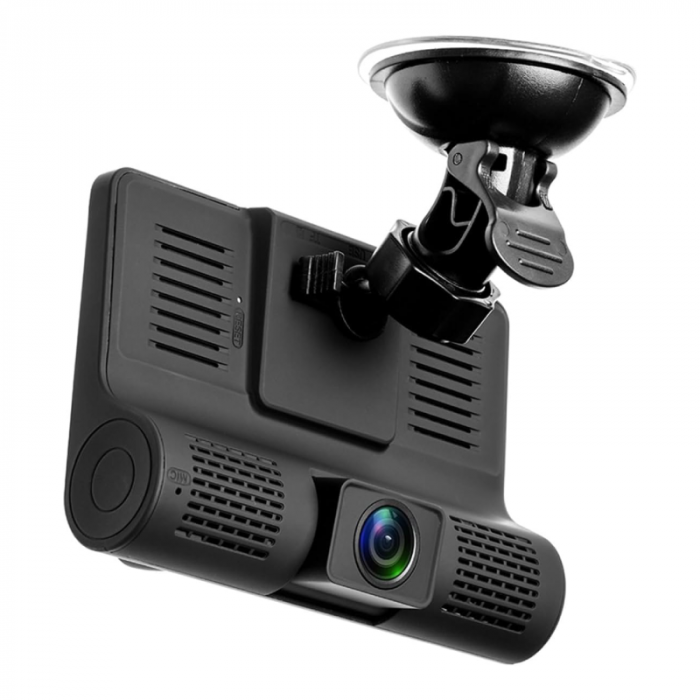 Camera DVR Auto Profesionala SUPER TRENDS®, FHD 1080P 170° Unghi Larg, Afisaj pe Ecran LCD, G-Sensor, WDR, Monitor de Parcare, Inregistrare in Bucla, Detectare Miscare, Neagra [7]