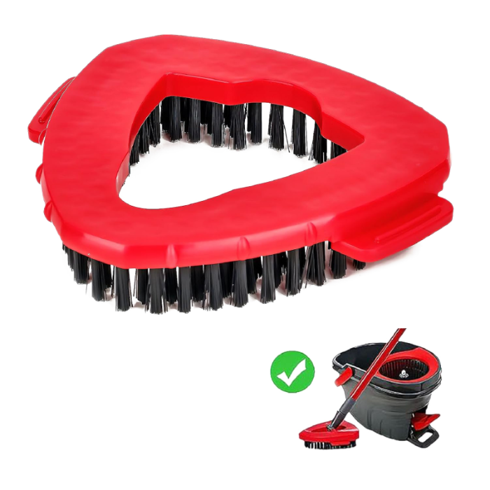 Cap Mop de Schimb Tip Perie Dura SUPER TRENDS®, Baza Rotativa, Pentru Curatarea Podelelor – compatibil cu mop OCeda EasyWring (1-Tank System) [2]