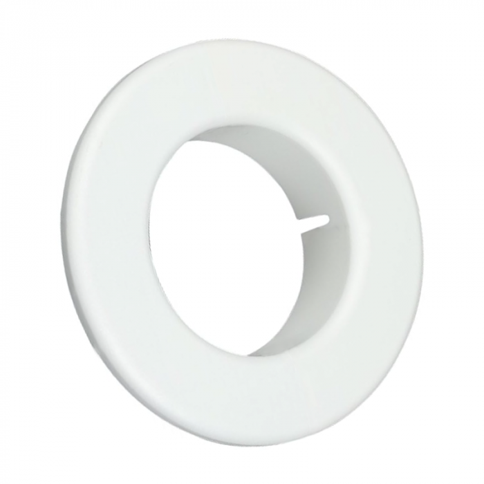 Capac Astupare Gaura Aer Conditionat Profesional SUPER TRENDS®, Protectie si Mascare Traseu Frigorific Pentru Tevi de 70-76 mm, Inaltime Capac 24, 7 mm, PVC, Alb [1]