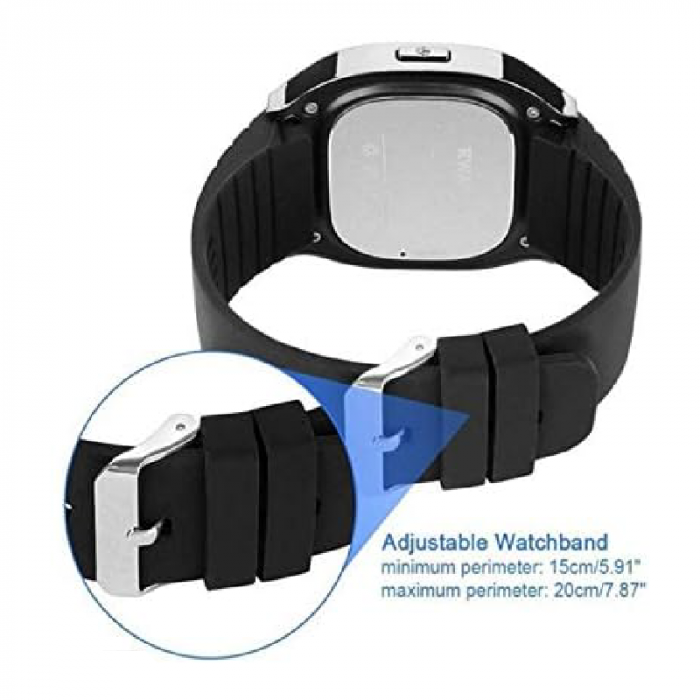 Ceas Smart Premium SUPER TRENDS®, Bluetooth, Rezistent la Apa, Apeluri, Muzica, Pedometru, Fitness Tracker, Negru [7]