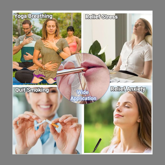 Colier din Otel Inoxidabil Pentru Respiratie Constienta Premium SUPER TRENDS®, Calmarea Anxietatii, Stresului si Atacurilor de Panica, Instrument Pentru Meditatie, Argintiu [4]