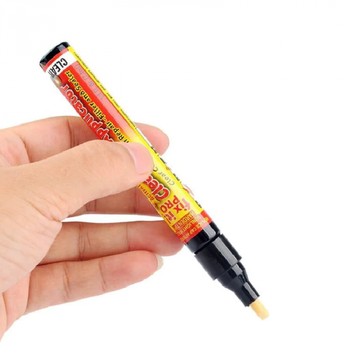 Creion Corector Profesional SUPER TRENDS® pentru Repararea Zgarieturilor Auto cu Aplicator Non Toxic, Rezistent la Apa, Pentru Retusuri Rapide si Precise [8]
