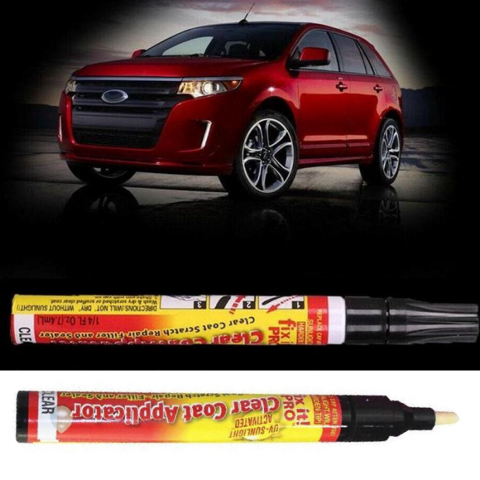 Creion Corector Profesional SUPER TRENDS® pentru Repararea Zgarieturilor Auto cu Aplicator Non Toxic, Rezistent la Apa, Pentru Retusuri Rapide si Precise [6]