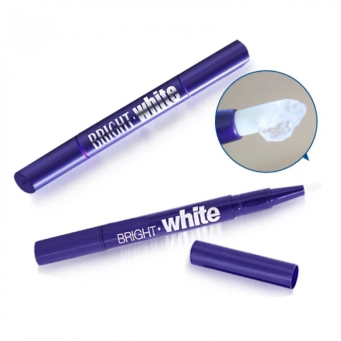 Creion Pentru Albirea Dintilor Profesional SUPER TRENDS®, Bright White, Aroma de Menta, 3 Buc [3]