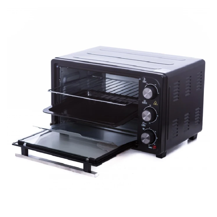 Cuptor Electric de Bucatarie SUPER TRENDS®, 25L, 1500W, 3 Functii de Gatire, Gratar si Rotisor, Tava si Gratar Inox, Negru [3]