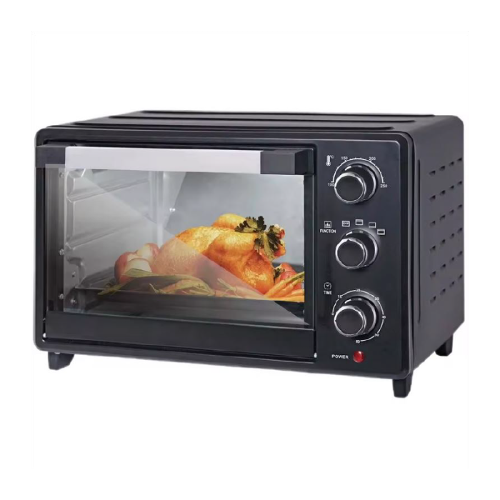 Cuptor Electric de Bucatarie SUPER TRENDS®, 48L, 2600W, 3 Functii de Gatire, Gratar si Rotisor, Tava si Gratar Inox, Negru [1]