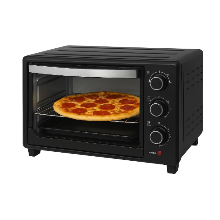 Cuptor Electric de Bucatarie SUPER TRENDS®, 48L, 2600W, 3 Functii de Gatire, Gratar si Rotisor, Tava si Gratar Inox, Negru [4]