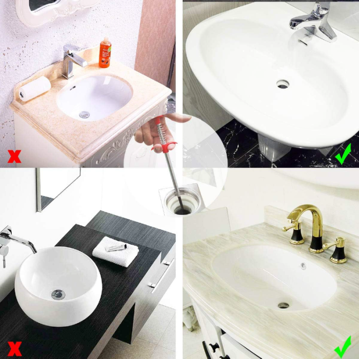 Dispozitiv Pentru Desfundarea Tevilor SUPER TRENDS®, Sarpe Multifunctional Din Otel Inoxidabil, Flexibil,  Curatare a Scurgerilor Din Bucatarie si Baie [7]