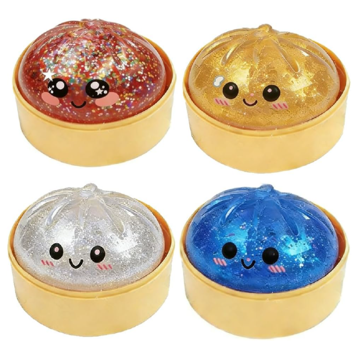 Squishy Dumpling Jucarie Antistres SUPER TRENDS®, Pentru Copii si Adulti, Cutie Inclusa, Culoare Aleatorie [7]