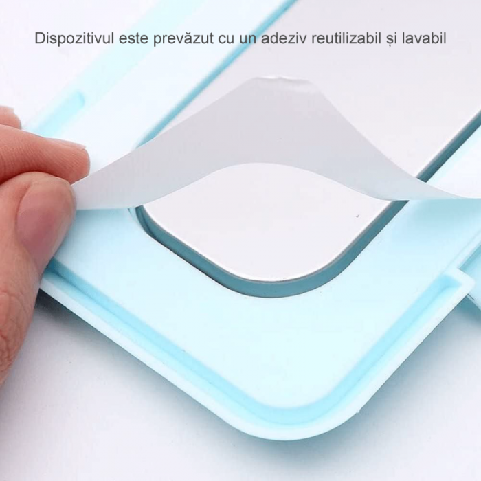 Incalzitor Servetele Umede Pentru Bebelusi Portabil Premium Super Trends®, cu Cablu USB, 12x8 cm, Albastru [3]
