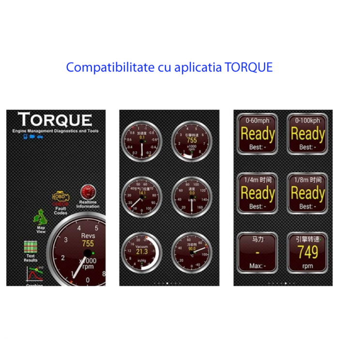 Interfata OBD II ELM327 Profesionala SUPER TRENDS®, Diagnoza Auto Multimarca, Bluetooth V2.1, Albastra [5]
