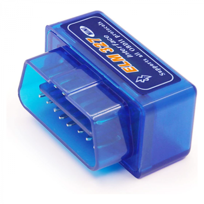Interfata OBD II ELM327 Profesionala SUPER TRENDS®, Diagnoza Auto Multimarca, Bluetooth V2.1, Albastra [2]