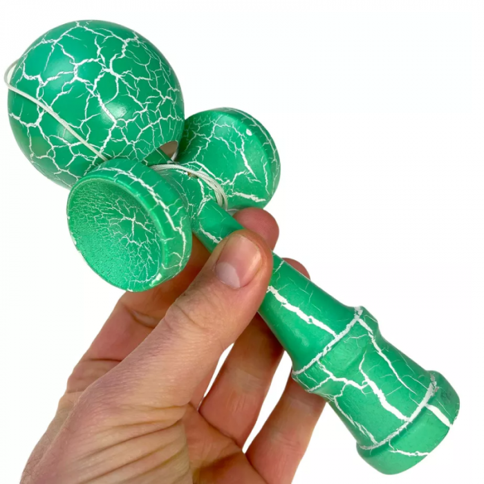 MISTERY BOX Kendama Profesionala SUPER TRENDS®, Bila din Lemn de 6 cm, Lungime 18 cm + CADOU SURPRIZA [5]