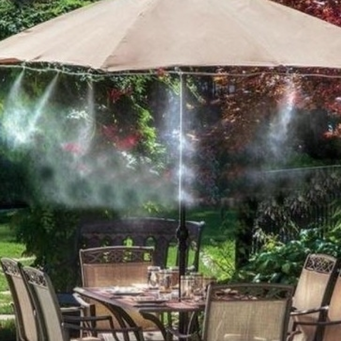 Kit Racire Terasa Automat Profesional SUPER TRENDS®, Sistem Micro-Stropire cu 10 Duze de Atomizare si Furtun 10 M [7]